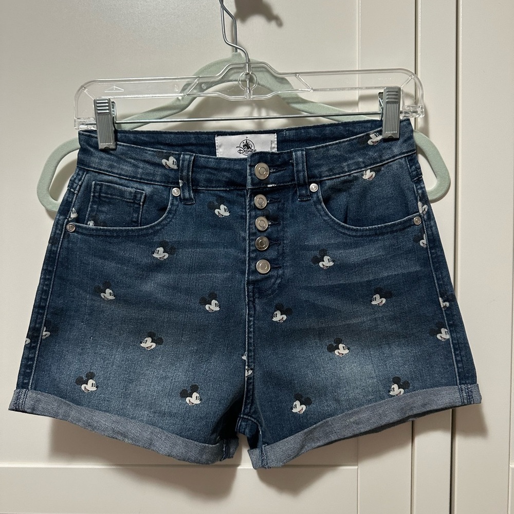 Disney Mickey Mouse Print Shorts